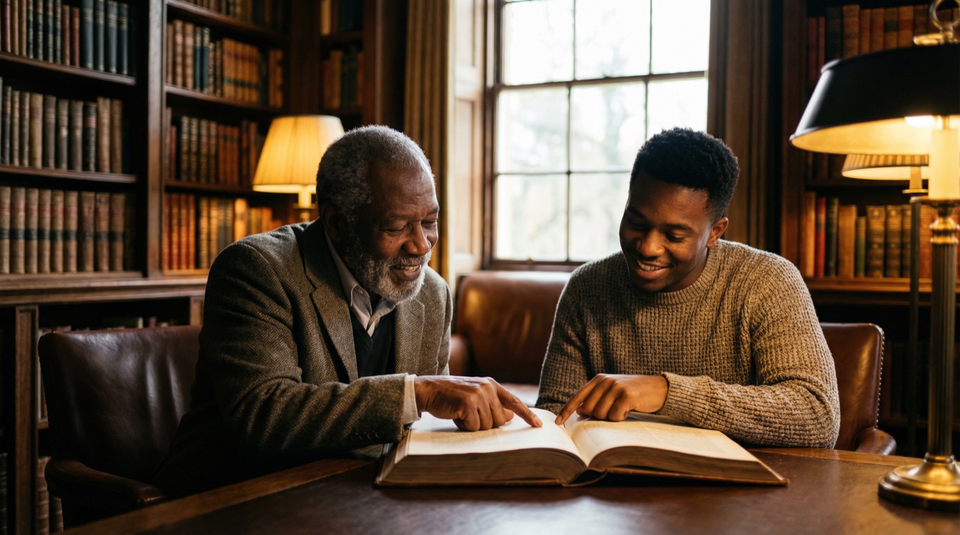 B.E.A.M. mentorship — elders passing wisdom to the next generation